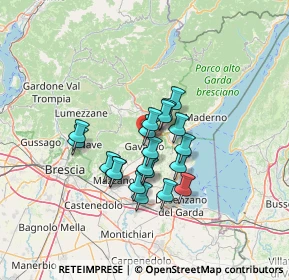 Mappa Via Santa Lucia, 25085 Gavardo BS, Italia (9.875)