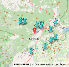 Mappa Via Santa Lucia, 25085 Gavardo BS, Italia (3.3875)