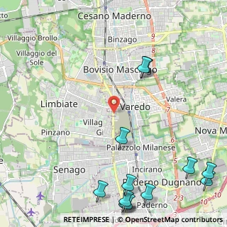 Mappa 20814 Limbiate MB, Italia (3.3)