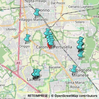 Mappa Via Nazario Sauro, 21042 Caronno Pertusella VA, Italia (2.163)