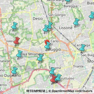 Mappa Via Monte Grappa, 20835 Nova Milanese MB, Italia (2.88125)