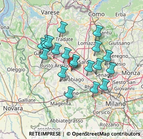 Mappa Via Ludovico Ariosto, 20023 Cerro Maggiore MI, Italia (11.4355)