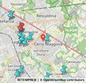 Mappa Via Ludovico Ariosto, 20023 Cerro Maggiore MI, Italia (2.59)