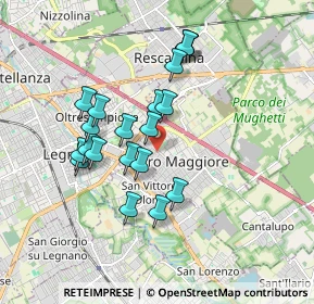 Mappa Via Ludovico Ariosto, 20023 Cerro Maggiore MI, Italia (1.5825)