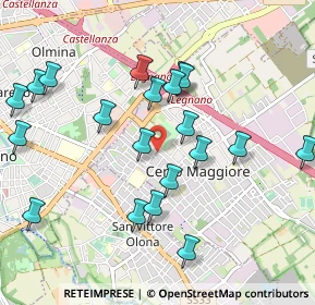 Mappa Via Ludovico Ariosto, 20023 Cerro Maggiore MI, Italia (1.03)