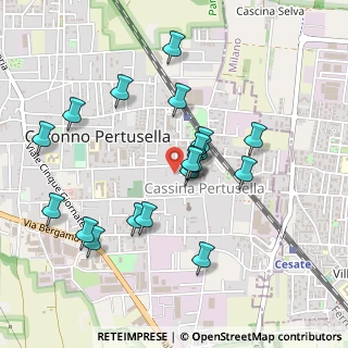 Mappa Vicolo Petrarca, 21042 Caronno Pertusella VA, Italia (0.434)