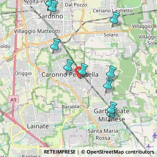 Mappa Vicolo Petrarca, 21042 Caronno Pertusella VA, Italia (2.43727)