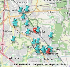 Mappa Vicolo Petrarca, 21042 Caronno Pertusella VA, Italia (2.103)
