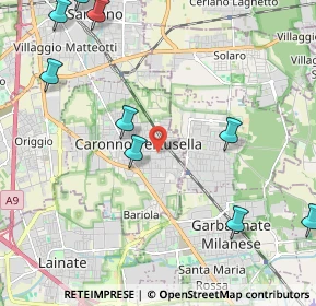 Mappa Vicolo Petrarca, 21042 Caronno Pertusella VA, Italia (3.05727)