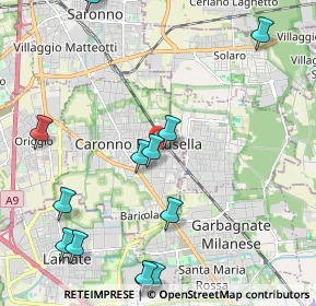 Mappa Vicolo Petrarca, 21042 Caronno Pertusella VA, Italia (2.90294)