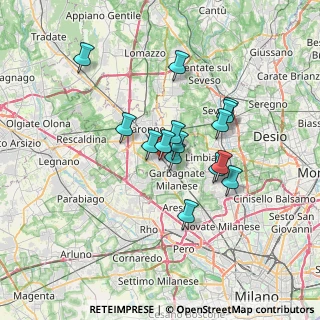 Mappa Vicolo Petrarca, 21042 Caronno Pertusella VA, Italia (5.42533)