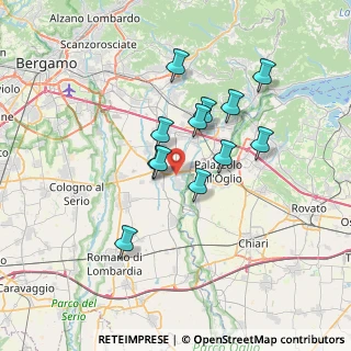 Mappa Via Appennini, 24050 Palosco BG, Italia (5.72167)