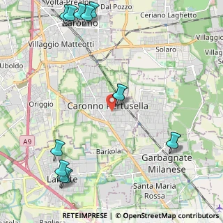 Mappa Via 4 Novembre, 21042 Caronno Pertusella VA, Italia (2.87385)