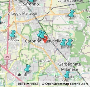 Mappa Via 4 Novembre, 21042 Caronno Pertusella VA, Italia (2.895)