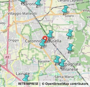 Mappa Via 4 Novembre, 21042 Caronno Pertusella VA, Italia (2.83692)