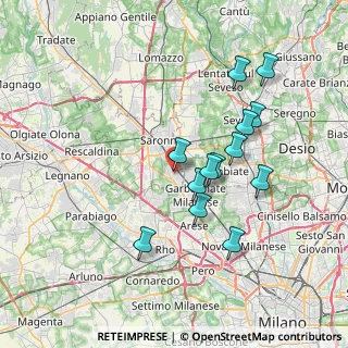 Mappa Via 4 Novembre, 21042 Caronno Pertusella VA, Italia (6.68615)