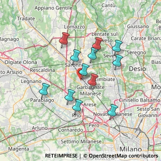 Mappa Via 4 Novembre, 21042 Caronno Pertusella VA, Italia (6.26083)