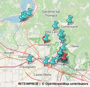 Mappa Via Martiri della Libertà, 25064 Piazza BS, Italia (7.807)