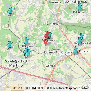 Mappa Via Don Giovanni Gnocchi, 25050 Passirano BS, Italia (2.60909)