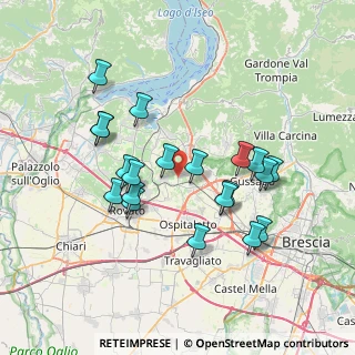 Mappa Via Don Giovanni Gnocchi, 25050 Passirano BS, Italia (6.856)