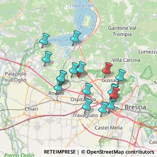 Mappa Via Don Giovanni Gnocchi, 25050 Passirano BS, Italia (6.76176)