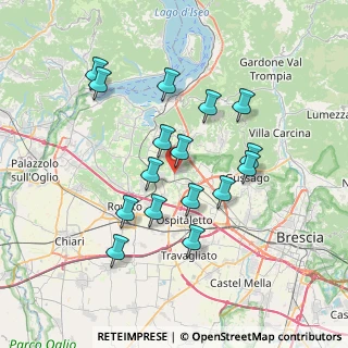 Mappa Via Don Giovanni Gnocchi, 25050 Passirano BS, Italia (6.63188)