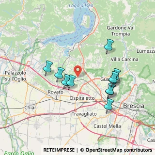 Mappa Via Don Giovanni Gnocchi, 25050 Passirano BS, Italia (7.04636)