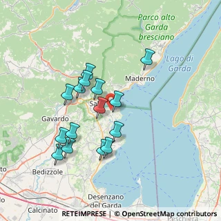 Mappa Via Chiusure, 25010 San Felice del Benaco BS, Italia (6.60667)