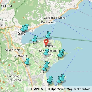 Mappa Via Chiusure, 25010 San Felice del Benaco BS, Italia (2.40714)