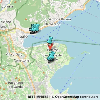 Mappa Via Chiusure, 25010 San Felice del Benaco BS, Italia (1.752)