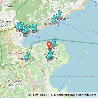 Mappa Via Chiusure, 25010 San Felice del Benaco BS, Italia (2.04417)