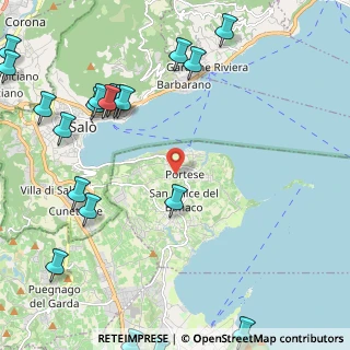 Mappa Via Chiusure, 25010 San Felice del Benaco BS, Italia (3.0925)
