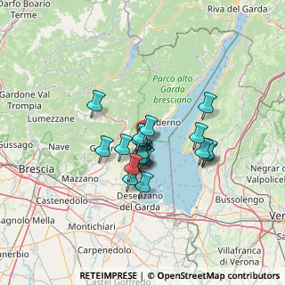 Mappa Via Chiusure, 25010 San Felice del Benaco BS, Italia (9.3445)