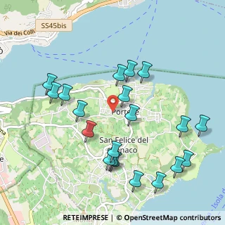 Mappa Via Chiusure, 25010 San Felice del Benaco BS, Italia (1.084)