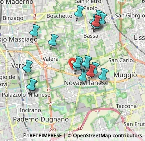 Mappa Via Adige, 20834 Nova Milanese MB, Italia (1.7855)