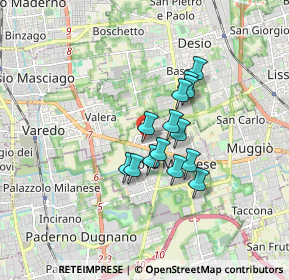 Mappa Via Adige, 20834 Nova Milanese MB, Italia (1.19786)