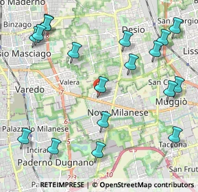 Mappa Via Adige, 20834 Nova Milanese MB, Italia (2.59722)