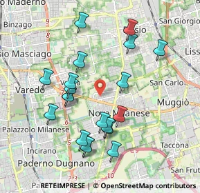 Mappa Via Adige, 20834 Nova Milanese MB, Italia (1.8665)