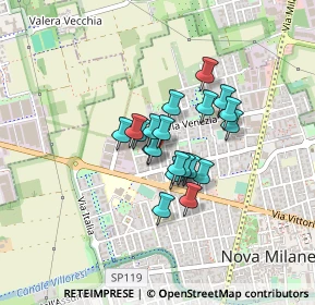 Mappa Via Adige, 20834 Nova Milanese MB, Italia (0.266)