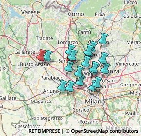 Mappa 21042 Caronno Pertusella VA, Italia (10.118)