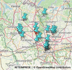 Mappa 21042 Caronno Pertusella VA, Italia (12.326)