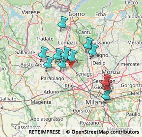Mappa 21042 Caronno Pertusella VA, Italia (11.2025)