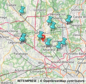 Mappa 21042 Caronno Pertusella VA, Italia (7.06)
