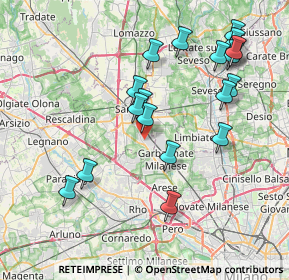 Mappa 21042 Caronno Pertusella VA, Italia (8.19789)