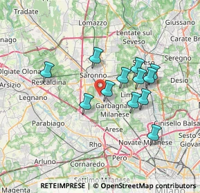 Mappa 21042 Caronno Pertusella VA, Italia (5.945)