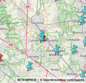Mappa 21042 Caronno Pertusella VA, Italia (6.74733)