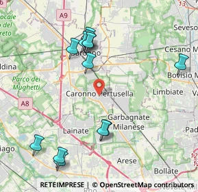 Mappa 21042 Caronno Pertusella VA, Italia (4.41308)