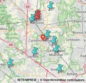 Mappa 21042 Caronno Pertusella VA, Italia (4.05)