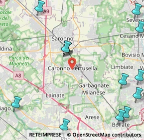 Mappa 21042 Caronno Pertusella VA, Italia (7.029)