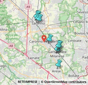 Mappa 21042 Caronno Pertusella VA, Italia (3.36818)
